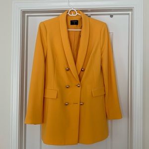 Tahari Yellow Blazers Jakets Size:6.
